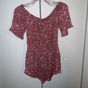 Aeropostale off-the-shoulder romper